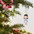 Hallmark Keepsake 0.98" Miniature Christmas Ornament 2021, The Peanuts Gang Baker Lucy, Mini