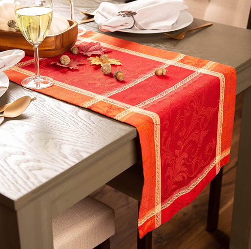 DII 14x72 Cotton Table Runner, Harvest Wheat - Perfect for Fall, Thanksgiving, Catering Events, Dinner Parties, Special Occasions or Seasonal D©cor