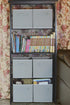 6 Pack - SimpleHouseware Foldable Cube Storage Bin, Grey