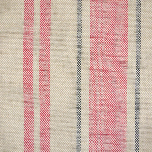 DII Cotton Oversized French Stripe Dish Towels, 20 x 30 Set of 3, Monogrammable Country Farmhouse Flour Sack Tea Towels Red