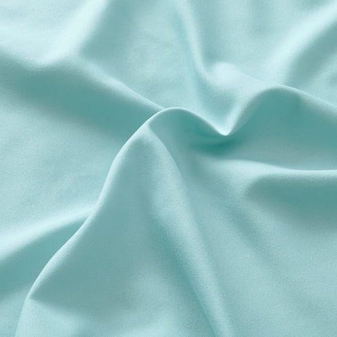 Comfort Spaces Microfiber Set 14" Deep Pocket, Wrinkle Resistant All Around Elastic-Year-Round Cozy Bedding Sheet, Matching Pillow Cases, Full, Aqua (CS20-0117)