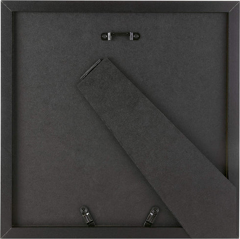Kiera Grace PH00670-7INT kieragrace KG Morgan Double Mat 9-Inch, Black Picture Frame, 9x9