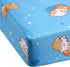 SDIII 3PC Dog Bedding Sheet Sets Twin Size Animal Bed Sheets with Flat Fitted Sheet for Boys, Girls and Teens