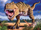 Ceaco - Dino Glow - Glow in The Dark - T-Rex -100 Piece Jigsaw Puzzle