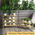2-Tier Bamboo Shoe Rack for Entryway, Stackable | Heavy Duty | Multi-Function, Free Standing Shoe Racks for Bedroom Hallway Closet