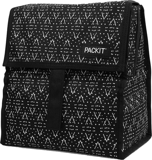 PackIt Freezable Lunch Bag with Zip Closure, Desert Plains
