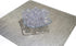 Dainty Home Reversible Metallic Galaxy Snake Skin Texture Dining Table Indoor Outdoor Placemats Set of 4, 15x15'' Square, Champagne, 4 Count