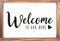 Welcome to Our Home Sign -Rustic Farmhouse Decor for the Home Sign - Wall Decorations for Living Room, Modern Farmhouse Wall Decor, Rustic Wall Hanging Welcome Sign with Solid Wood Frame -11x16 inches