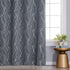 Estelar Textiler Kids Room Darkening Blackout Curtains Grommet Bedroom Decorative Silver Wave Line Curtains for Bedroom 38W x 54L Grey 2 Panels
