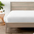Bare Home Fitted Bottom Sheet California King - Premium 1800 Microfiber - Ultra-Soft Wrinkle Free - Deep Pocket - Cal King Fitted Sheet (California King, White)