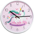 Something Unicorn - Beautiful Unicorn Wall Clock for Girls Bedroom Decoration. Silent Non Ticking Quartz Battery Operated Easy to Read. (12 inch)