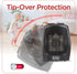 BLACK+DECKER Portable Space Heater, 1500W Room Space Heater with Carry Handle for Easy Transport
