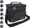 Insulated Lunch Bag for Women/Men - Reusable Lunch Box for Office Picnic Hiking Beach - Leakproof 12-Can Coke Cooler Tote Bag Organizer with Adjustable Shoulder Strap for Adults - Black