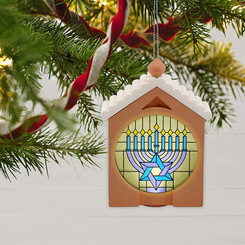 Hallmark Keepsake 2019 Year Dated The Festival of Lights Hanukkah Ornament