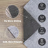 Non Slip Pad Rug Grippers - 2×3, 1/4" Thick?Double Layers Cushioning Felt Carpet Pads for Area Rugs on Hardwood Floors,Add Comfort and Safty for Tile or All Floors