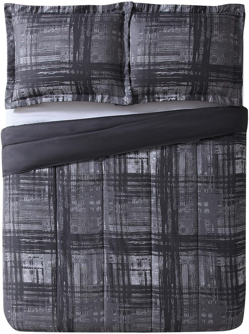 Style 212 Comforter Mini Set, Full/Queen, Camden Plaid