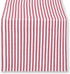 Cackleberry Home Red and White Ticking Stripe Woven Cotton Table Runner Reversible 14 x 108 Inches