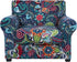 hyha Printed Couch Chair Cover - Floral Pattern Sofa Cover with Separate Cushion Cover, 2 Piece Stretch Armchair Slipcover Washable Furniture Protector (Armchair, Paisley Floral)