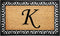 Calloway Mills 104131830 Gabriel Monogram Doormat, 18" x 30" (Letter K)