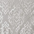 SunSmart Mirage 100% Total Blackout Single Window Curtain, Knitted Jacquard Damask Room Darkening Curtain Panel with Grommet Top, 50x84", Grey