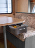 Camco 43450 Pop-A-Drawer, RV Under Cabinet Drawer - The Perfect Solution for Additional Storage in Your RV - Mounting Brackets and Hardware Included