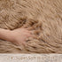 CAROMIO Fluffy Area Rugs Furry Rug for Bedroom Faux Fur Sheepskin Nursery Rugs Fur Carpet for Kids Nursery Room Living Room Home Decor Floor Mat Plush Carpet, Khaki, 3 x 5 Feet, Rectangle