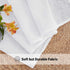 Saixi Elegant White Sheer Voile Curtains 96 Inches Long Sheer Curtains for Spring Living Room - Basic Rod Pocket Soft and Room Decorative for Living Room Bedroom(White, W52 x L96-Inch, 2 Panels)