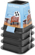 Whitmor Bed Risers - Black (Set of 4)