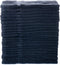 Simpli-Magic 79178 Cotton Hand Towels, 16"x27", 12 Pack, Black, Not Bleach Proof 12 Count