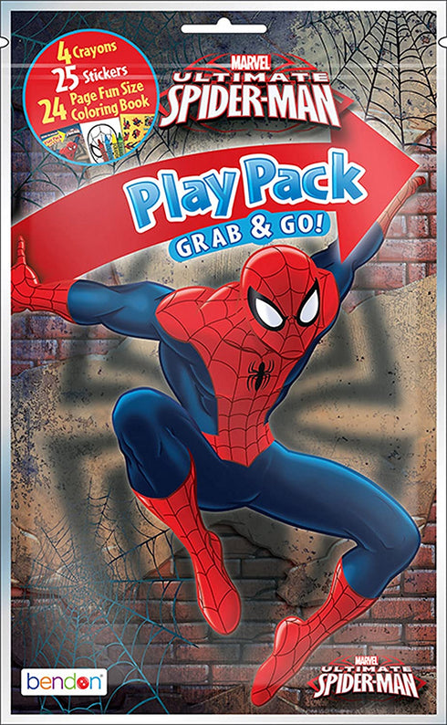 Bundle of 12 Marvel's Spider-Man Grab & Go Play Packs