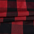 SeeGlee Red and Black Plaid Thermal Insulated Energy Saving Curtain Tiers for Loft -Rustic Farmhouse Living Buffalo Check Cottage Short Curtain Valances(29 W x 36 Inches Long,2 Panels)