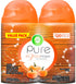 Air Wick Pure Freshmatic 2 Refills Automatic Spray, Pumpkin Spice, Fall scent, Fall spray, (2x5.89oz), Air Freshener, Essential Oils, Odor Neutralization