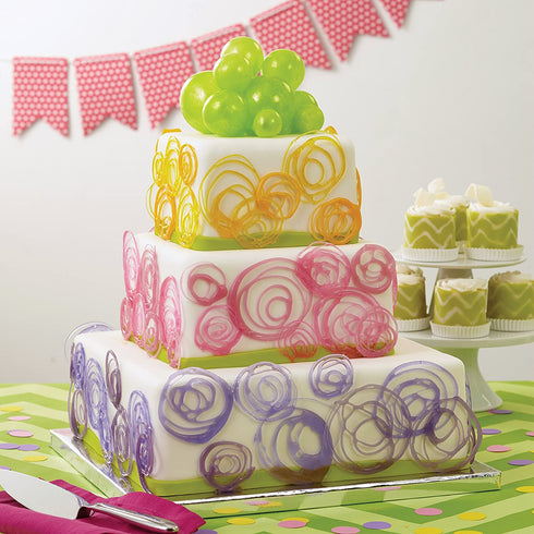 Wilton Performance Pans Square Cake Pans Set, 3 Piece - 8, 12 and 16-Inch Cake Pans