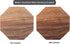 Marbco Sandstone Water Absorbent Hand Crafted Octagon Coasters for Drinks- Set of 4 - 4 inches Wide Thirsty Stone bar/Drink Coasters Made from Real Solid Stone (Without Holder, Set of 4)