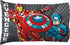 Jay Franco Marvel Avengers Mightiest Heroes 1 Pack Pillowcase - Double-Sided Kids Super Soft Bedding - Features Iron Man, Captain America, Thor & Hulk (Official Marvel Product)