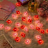 Valentine's Day Heart String Lights, 11ft 8Modes 30LED Red and Pink String Light Battery Operated with Remote, Timing Function Valentines Decoration Light String for Bedroom Wedding Anniversary Party