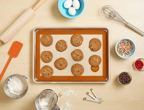 Mrs. Anderson™s Baking Brown Silicone 11.6 x 16.5 Inch Baking Mat