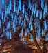 Joiedomi Christmas Meteor Shower Lights Falling Rain Drop Icicle String Lights 540 LEDs 10 Tube 50cm for Christmas Holiday Party Home Patio Outdoor Decoration (Blue)