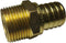 2 Pieces XFITTING 1" Pex x 3/4" Male NPT Threaded Adapter, Pex B Crimp Fitting, Lead Free Brass, Full Port, 2 Packs
