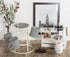 DII Metal Kitchen Storage Collection 3-Tier Mug Tree Stand, 9.5x12.75", Antique White