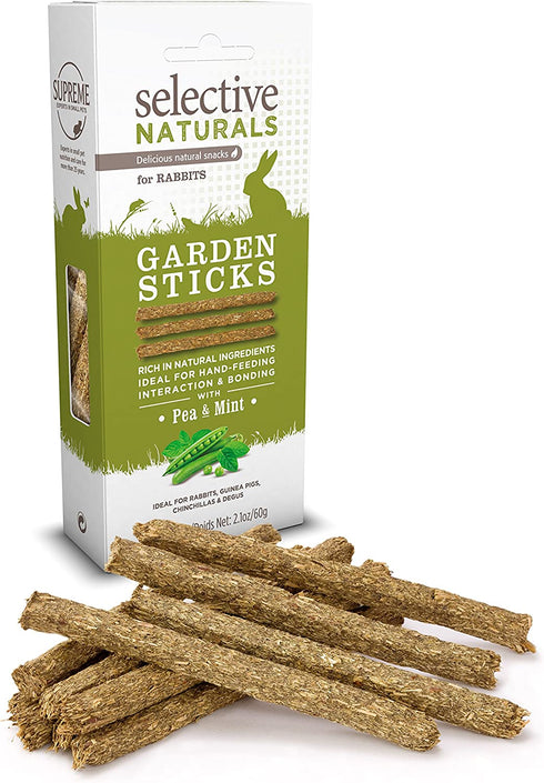 Selective Naturals Garden Sticks For Rabbits (Pack Of Four)
