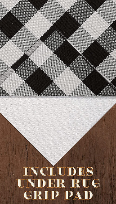 Grey Runner Rug for Hallway: 2x8 Runner Rug Gray Outdoor Runner Rug Non Slip Kitchen Rug Runner Laundry Room Runner Rug Entryway Runner Rug Farmhouse Runner Rug Washable Runner Rug Grey Rug Runner