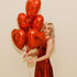 30 pcs Red Heart Balloons 18" Heart Love Foil Balloon , Helium Support Valentines Day Wedding Bridal Engagement Party Anniversary Decorations (30 pcs 18")