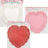 96 Count Heart Doilies 10" Red Pink and White Paper Lace Doilies for Valentine Day Decorations Crafts for Valentine's Day