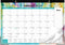 2022 Desk Calendar - 18 Monthly Desk/Wall Calendar 2-in-1,16.8" x 12", Jan. 2022 - Jun. 2023, Thick Paper with Corner Protectors, Large Ruled Blocks - Oil Painting
