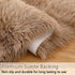 CAROMIO Fluffy Area Rugs Furry Rug for Bedroom Faux Fur Sheepskin Nursery Rugs Fur Carpet for Kids Nursery Room Living Room Home Decor Floor Mat Plush Carpet, Khaki, 3 x 5 Feet, Rectangle