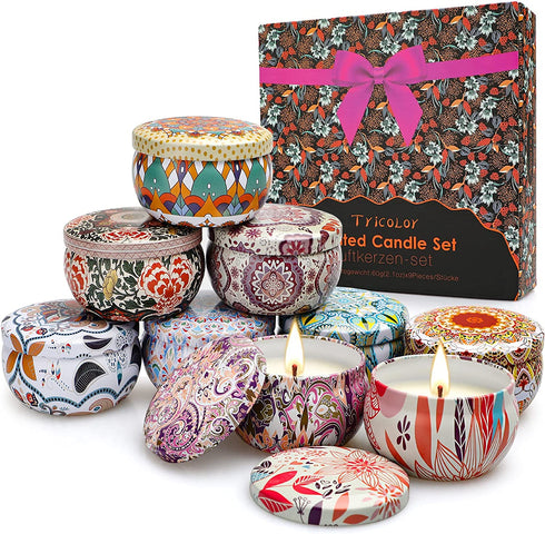 Candles Gifts for Women Best Friends,9 Pack Soy Wax Candles for Home Scented|22.5 oz 135H Burn Aromatherapy Candles|Brithday Mothers Day Gifts Ideal for Mother Sister Girlfriend.