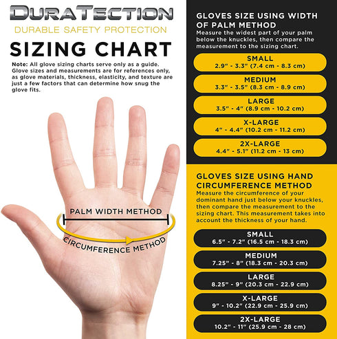 Dura-Gold HD Black Nitrile Disposable Gloves, Box of 100, Size X-Large, 6 Mil - Latex Free, Powder Free, Textured Grip
