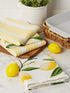 DII Lemon Bliss Kitchen Collection, Dishtowel Set, 4 Piece