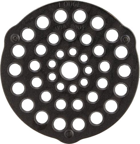 Lodge L8DOT3 Cast Iron Meat Rack/Trivet, Pre-Seasoned, 8-inch